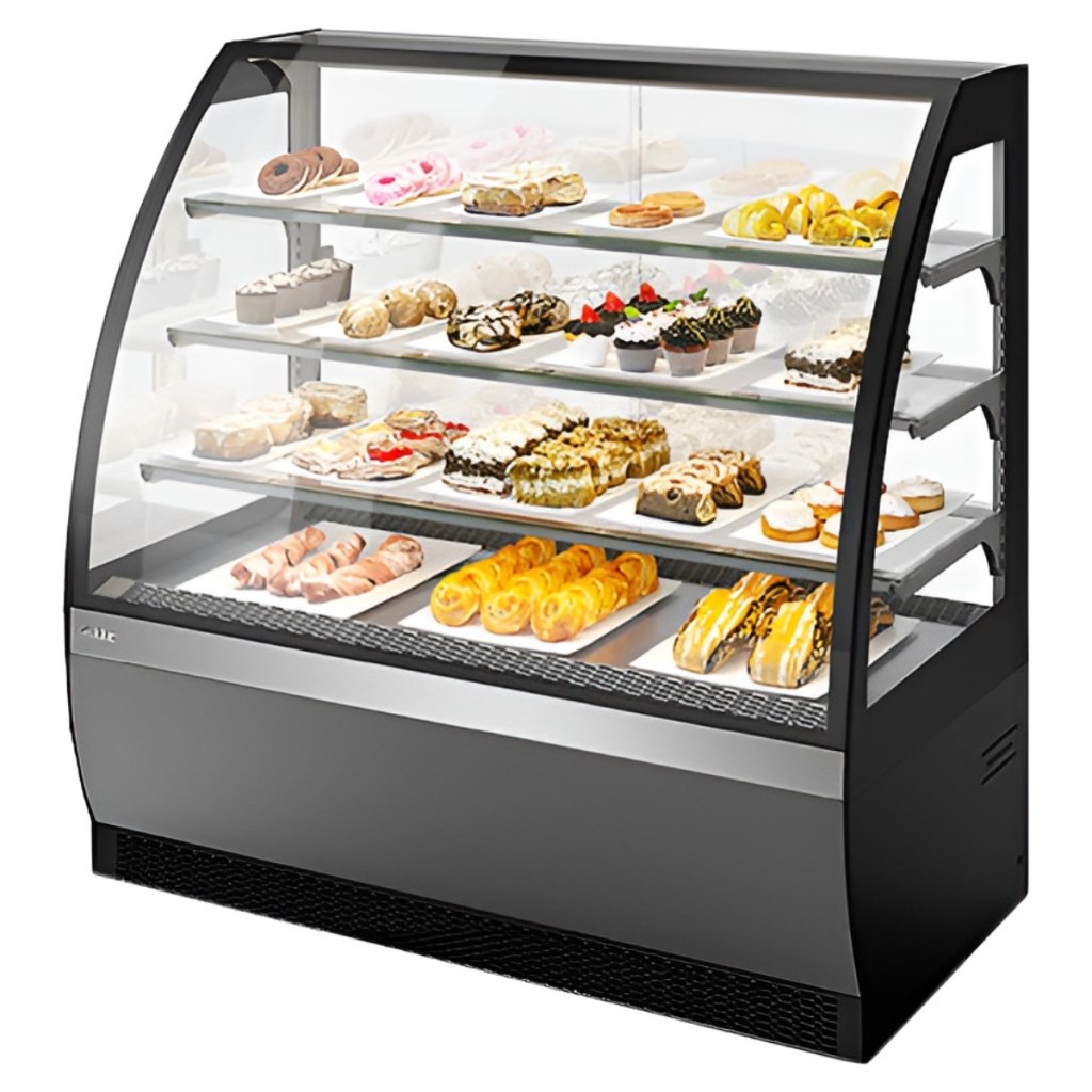 Витрина кондитерская Chilz VETE OF 90 серый матовый, шлифованная нержавейка