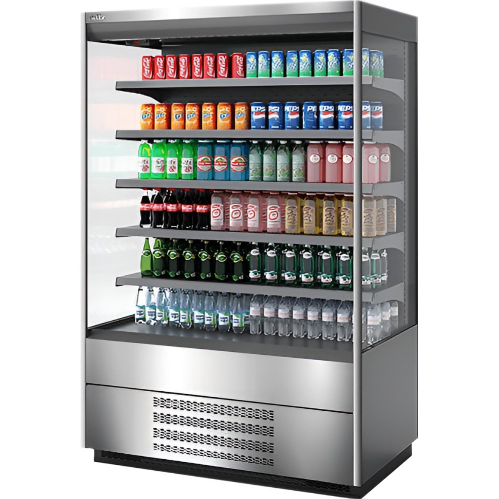 Горка холодильная Chilz BERG 100 зеркальная нержавейка