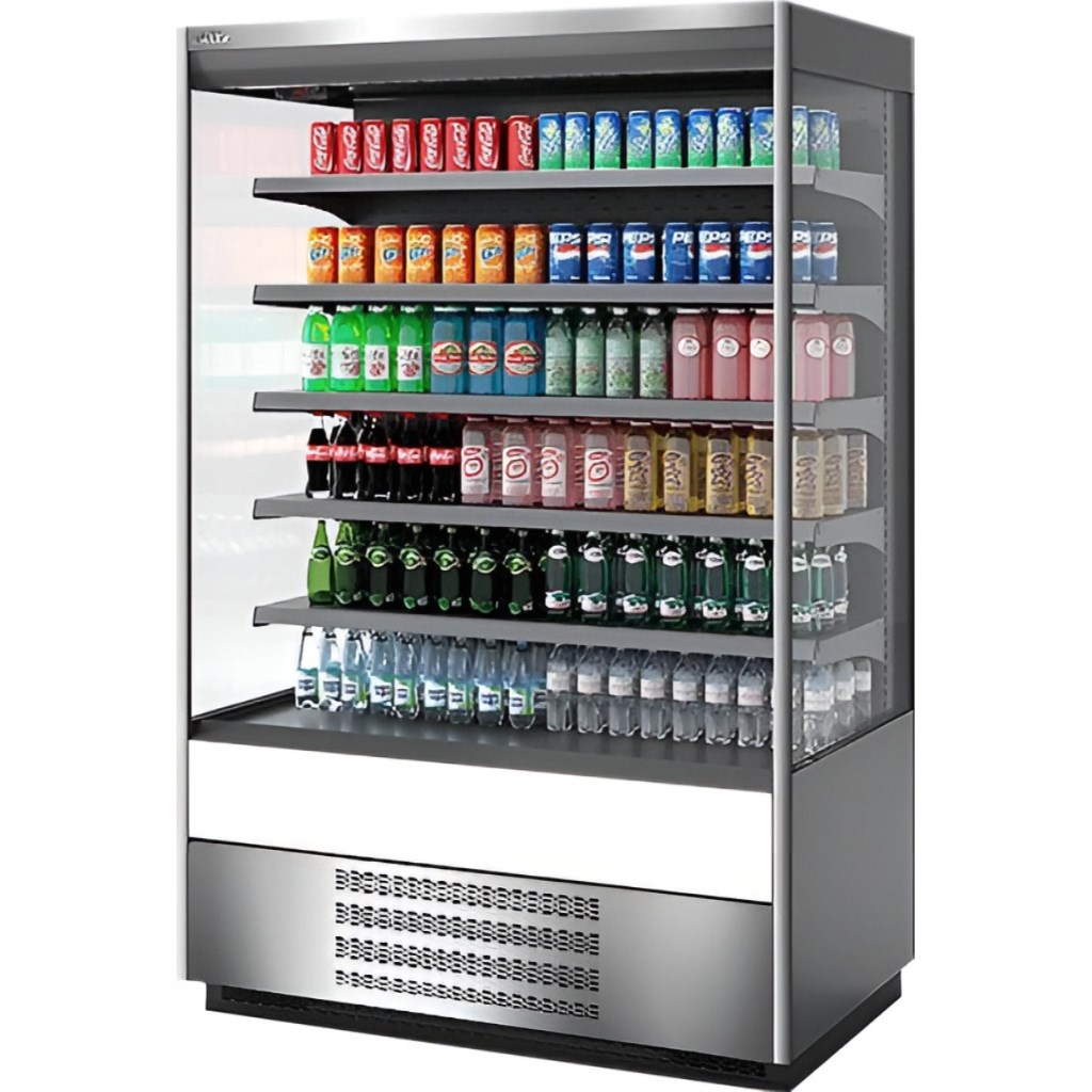 Горка холодильная Chilz BERG 100 зеркальная нержавейка (нержавейка, белый, нержавейка)