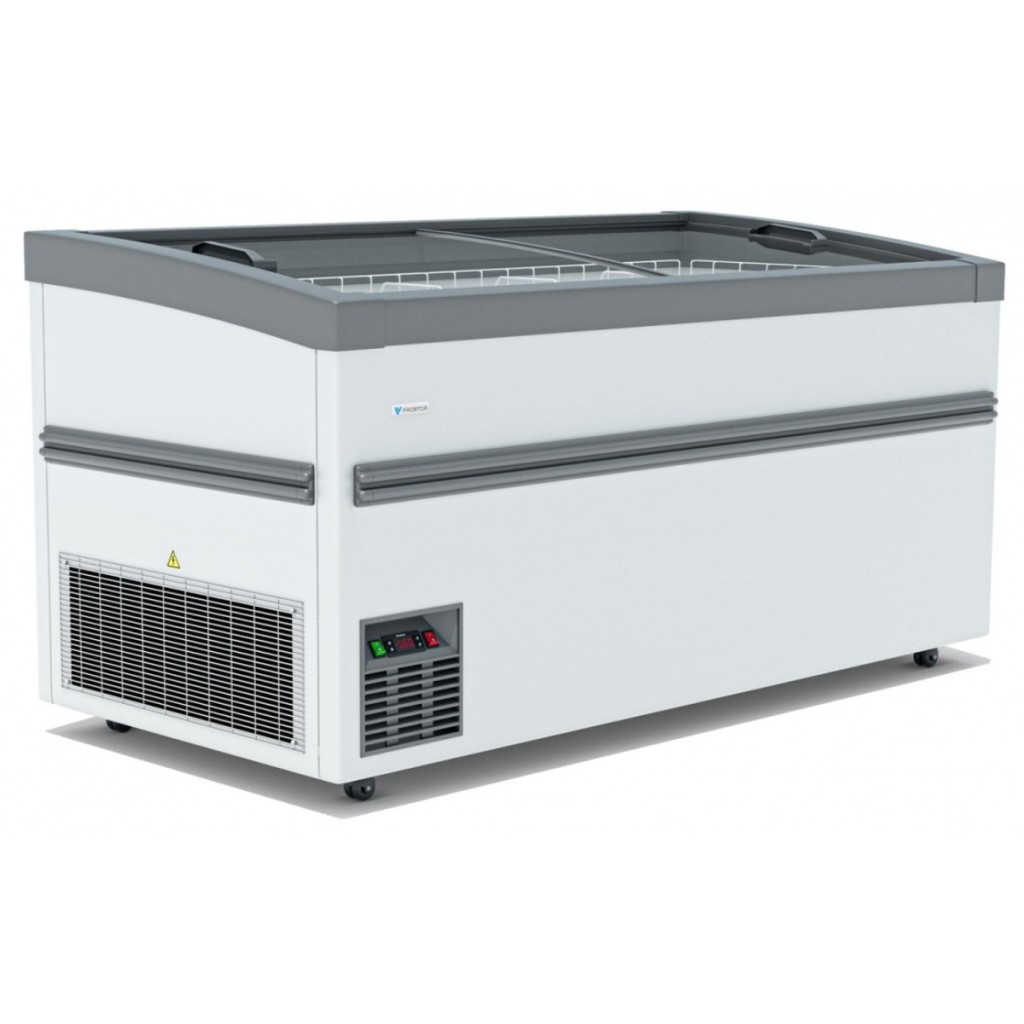 Ларь-бонета морозильная Frostor F 1900 ВЕТ серая торцевая