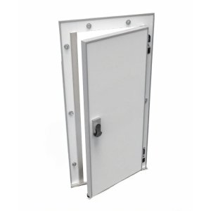 Дверь холодильная распашная одностворчатая НТ-РДО-1200*1900/120 (с металлической рамой) - Изображение 2