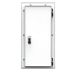 Дверь холодильная распашная одностворчатая НТ-РДО-1000*1800/120 (с металлической рамой)