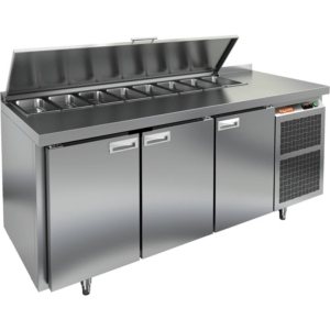 Стол холодильный для салатов HiCold SL1-111SN (1/3)