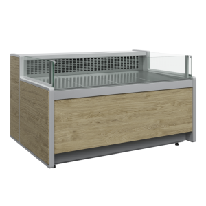 Витрина холодильная Carboma GC111 SP 1,5-2 (1010 Мариель) (открытая, без боковин)