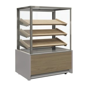 Витрина кондитерская Carboma KC70 N 0,9-1 Light Bread Паттерн (0110 Мариель) хлебная, со стеклом