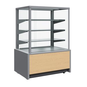 Витрина кондитерская Carboma KC70 VM 0,6-1 LIGHT Паттерн (0106 Седой дуб)