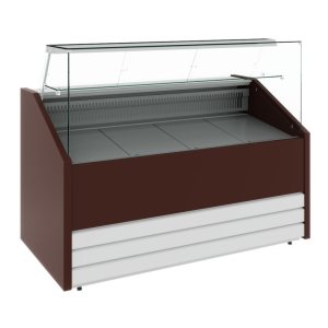 Витрина холодильная Carboma GC75 SM 1,2-1 фронт нестандартный цвет