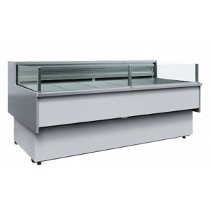 Витрина холодильная Carboma GC110 SM 2,0-2 (ВХСо-2,0 Carboma GC 110) (сталь)