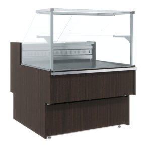 Витрина холодильная Carboma GC110 SV 1,25-1 (ВХСр-1,25 Carboma GC 110)(1005 венге)