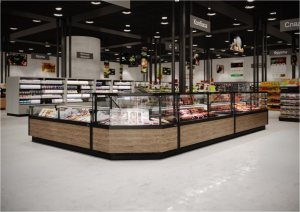 Морозильная витрина Carboma GC110 SL 0,94-1 без боковин (версия 2.0) (цвет по схеме стандарт) - Изображение 2