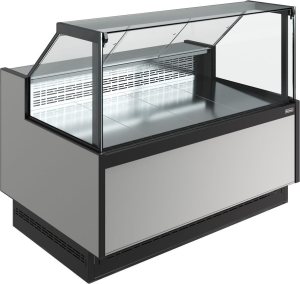 Витрина холодильная Carboma GC110 SM 1,25-1 без боковин (версия 2.0) (9006-0430)