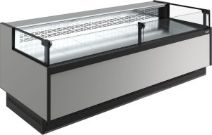 Витрина холодильная Carboma GC110 SM 2,5-2 открытая без боковин (версия 2.0) (цвет по схеме стандарт)
