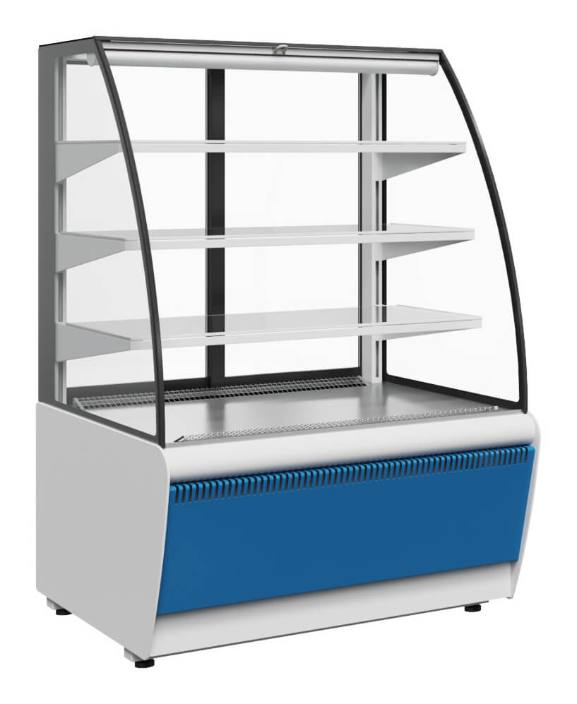 Витрина кондитерская Carboma K70 ВХСо-0,9д (K70 VM 0,9-2 STANDARD FLANDRIA) открытая - Изображение 14